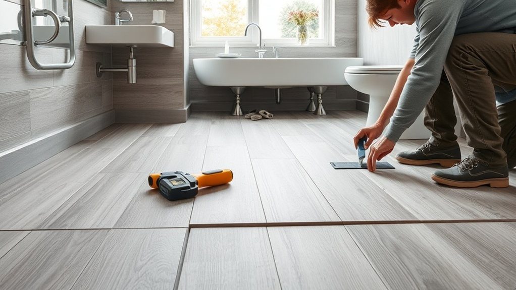 Bathroom Flooring Installation in Golders Green