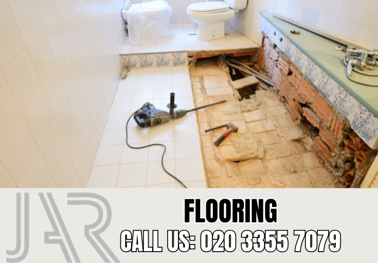 Bathroom Flooring Installation by Goldersgreen Bathroom Fitters