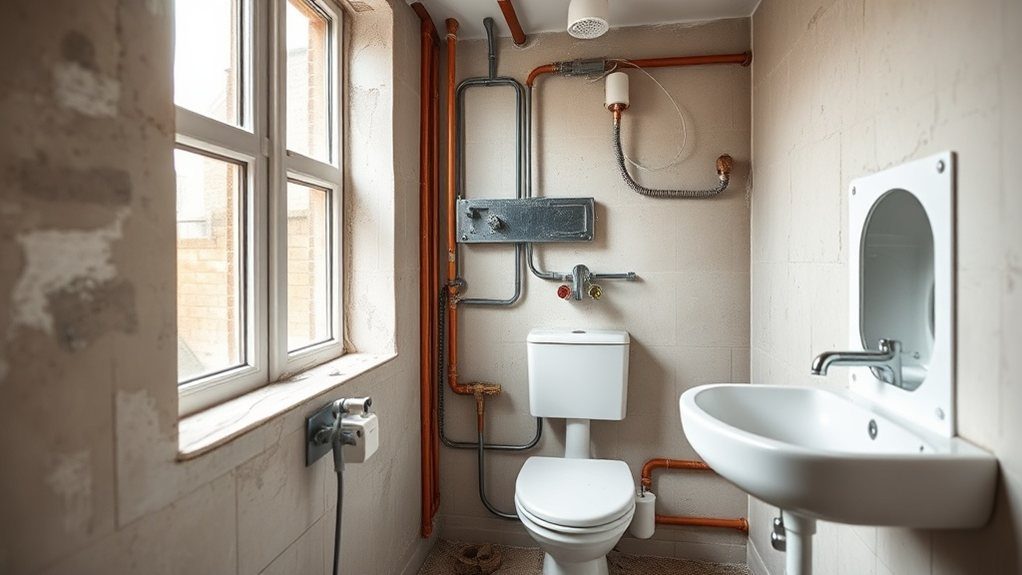 Bathroom Plumbing and Electrics in Golders Green